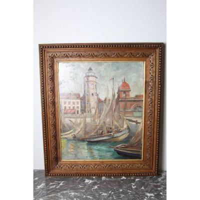 Oil On Panel Marine Sud De La France