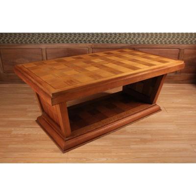 Art Deco Checkered Dining Table