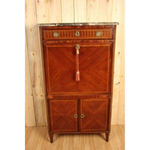 Louis XVI Period Secretary In Marquetry