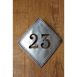 Officer's Shako Plate 1806 Empire 23 Eme Silver