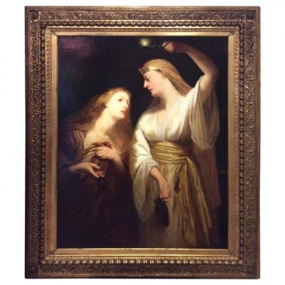 "the Foolish Virgins And The Wise Virgins", J. Napier, English School, 19th C.