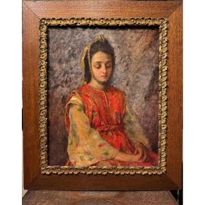 "portrait Of A Young Algerian Woman", Nm Dupuy, 1893