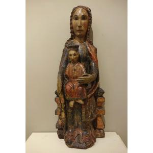 Virgin And Child "sades Sapientiae", Italy, Umbria, 13th Century.