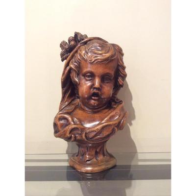 A Bust Of Young Children