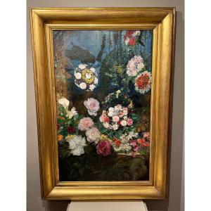 Still Life With Floral Composition, France, Circa 1880-1890