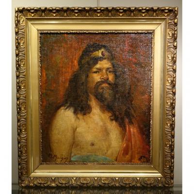 Signed Portrait Workshop Marius Mangier