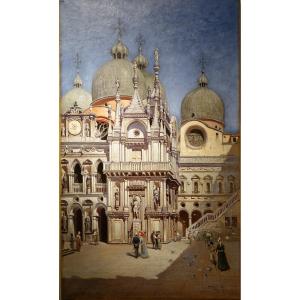 View Of The Palazzo Ducale, Fw Odelmark, 1889