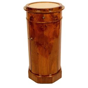 Bierdermeier Column-shaped Wardrobe, Vienna, Early 19th Century 