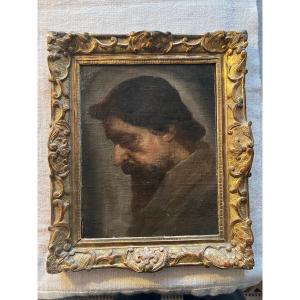 Portrait Of A Man In Profile