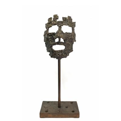 Sculpture Study Of A Face In The Taste Of Caesar (caesar Baldaccini 1921-1998)