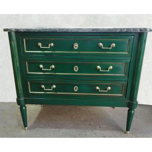 Louis XVI Painted Commode, Marble Top