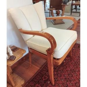 Pair Of Art-deco Bridge Armchairs