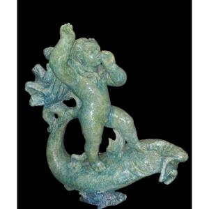 Large Glazed Ceramic Emile Morlaix 