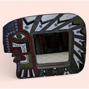 Nathalie Soufflet Ceramic Mirror