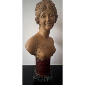 Terracotta Sculpture By Joseph Charles Marin (1759-1834)