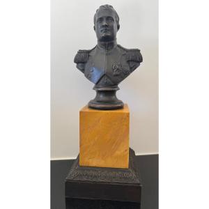 Napoleon Bust In Bronze And Marble 19th Century