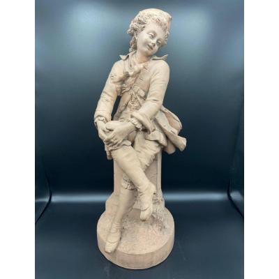 Terracotta Gentleman Escribe