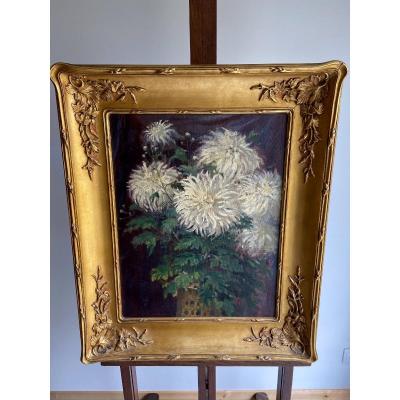 Hst Art Nouveau Anemones