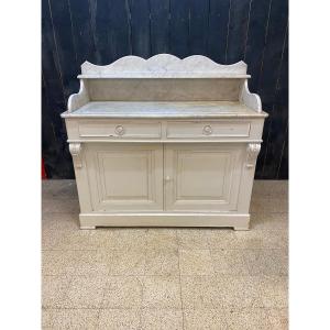 Bathroom Furniture In Patinated Wood Circa 1900
