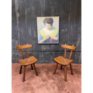 Pair Of Chairs Circa 1950