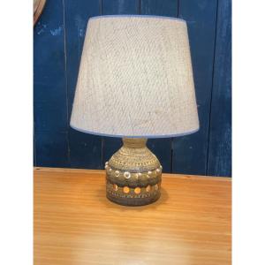 1950 Terracotta Lamp, In The Style Of Georges Pelletier
