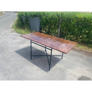 Table A Jeu, Or Table Portfolio Modernist Art Deco In Rosewood Veneer