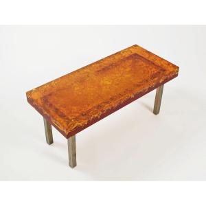 Marie-claude De Fouquières (born 1937) Rare Fractal Resin Table Circa 1970