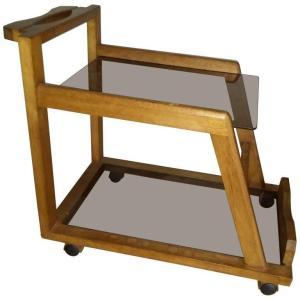 Guillerme Et Chambron, Rolling Bar/server, Edition Votre Maison Circa 1970