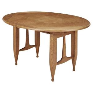 Guillerme Et Chambron, Oval Table Edition Votre Maison Circa 1970
