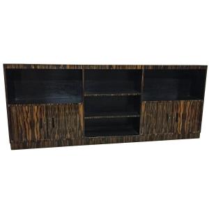 Maurice Alet, Bibliothèque époque Art Deco En ébène De Macassar
