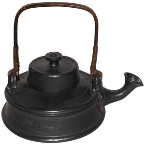 Jean Marais, Large And Fun Ceramic Teapot Circa 1970 