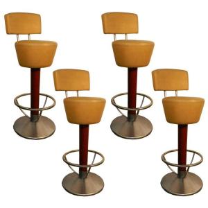 4 Interesting Bar Stools Circa 1970/1980