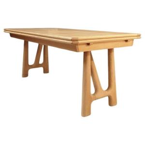 Guillerme Et Chambron, Italian-style Table, Edition Votre Maison Circa 1970