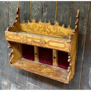 Folk Art Work, Shelf Circa 1900