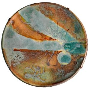 Madoura, Large Ceramic Dish, Attributed To Suzanne Ramie Circa 1950/1960 