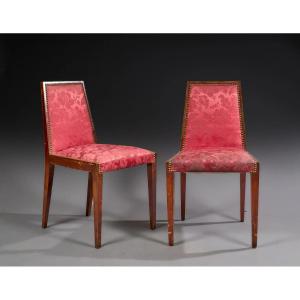 Pair Of Art Deco Chairs Circa 1930