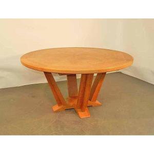 Guillerme And Chambron, Rare Victorine Table Circa 1960, Votre Maison Edition