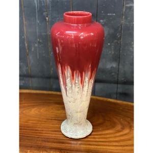 Large Art Nouveau Ceramic Vase, Circa 1900 