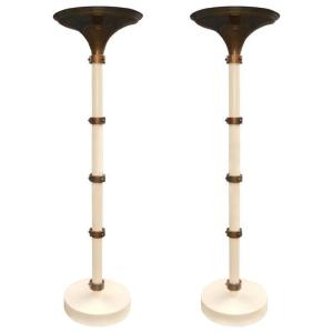 Maison Roméo Paris, Pair Of Floor Lamps 1970 Inspired By A Famous Model By Eugène Printz 