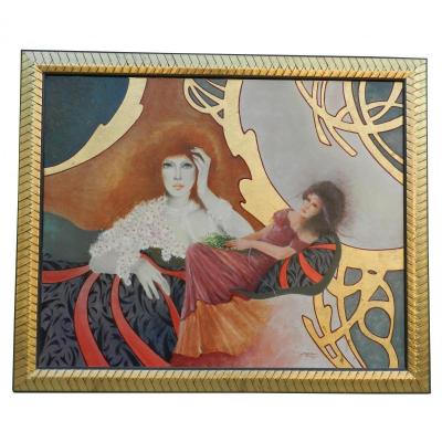 Pierre Petit, Oil On Canvas: