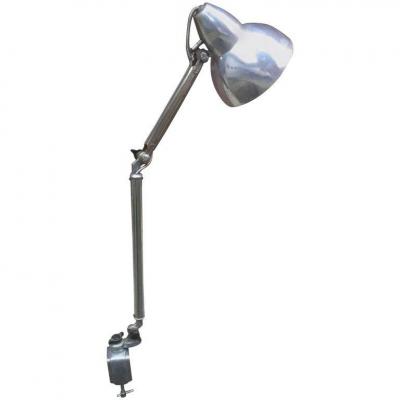 Art Deco Articulated Metal Lamp Chrome Around 1930/1950