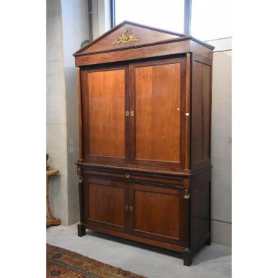 Two-body Period Empire Mahogany (ht 285 X 175 X 70cm)