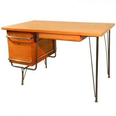 Heywood Wakefield Trimline Desk & Chair Kem Weber Design: Usa Period: 1950