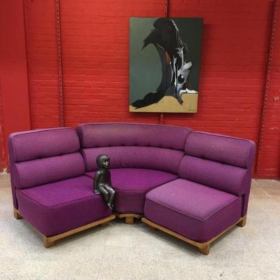 Guillerme And Chambron, Rare Sofa Modulable, Your Home Edition Circa 1970