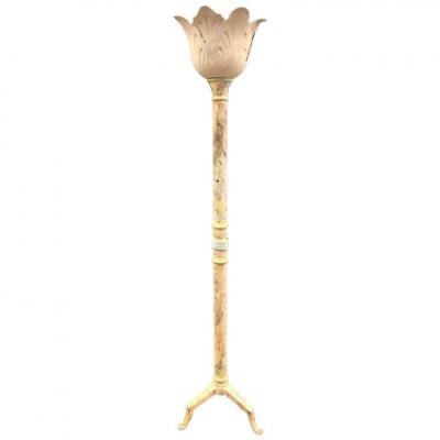 Amazing Art Deco Baroque Floor Lamp Around 1940 Ramsay Style