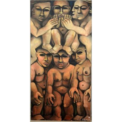 Michèle Demedts (1958-), Grande Hst,  Circa 1980/1990