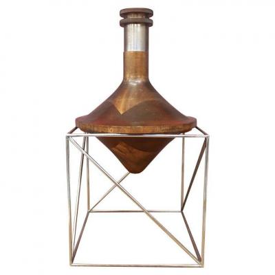 Rare Diabolo Lamp, Attributed To Max Sauzé Circa 1970