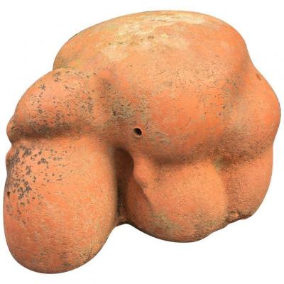 Yves Rhayé (1936-1995), Grande Terre Cuite, Circa 1960-1970 Interior Exterior.