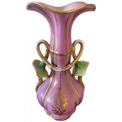 Vase En porelaine de Paris époque Napoléon III