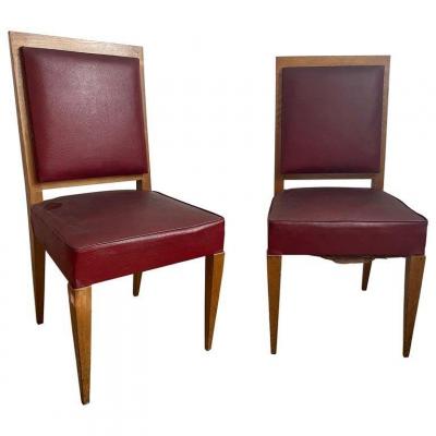 1 Art Deco Chair In The Style Of Jean Michel Frank, Circa 1930
